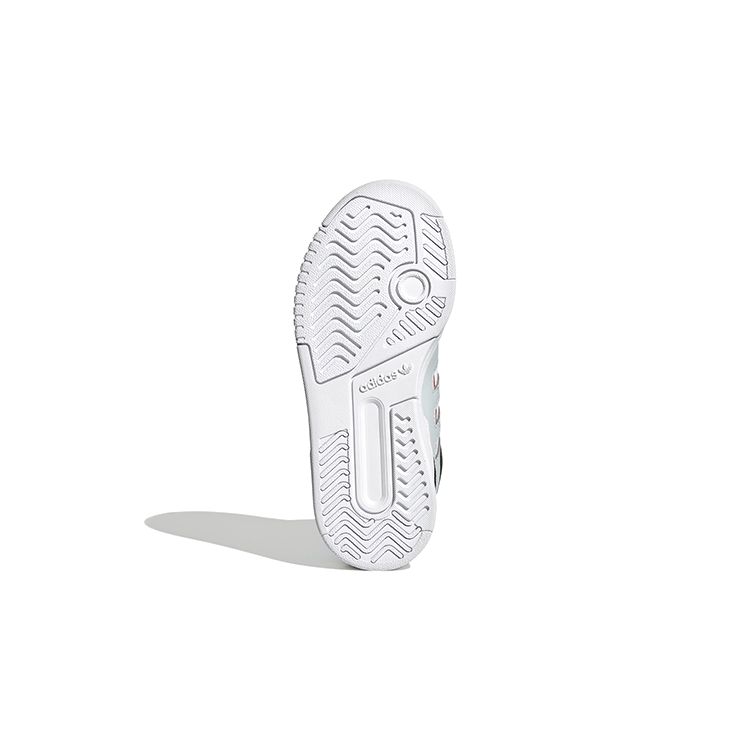 adidas Оригинальные кроссовки Originals Drop Step El J в трендовом повседневном стиле со средней высотой голенища для детей, кеды для скейтбординга для детей, черно-серые HP7798