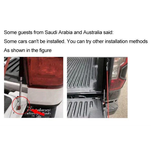 Подходит для 21-22 Isuzu D-MAX: Газовый амортизатор крышки багажника