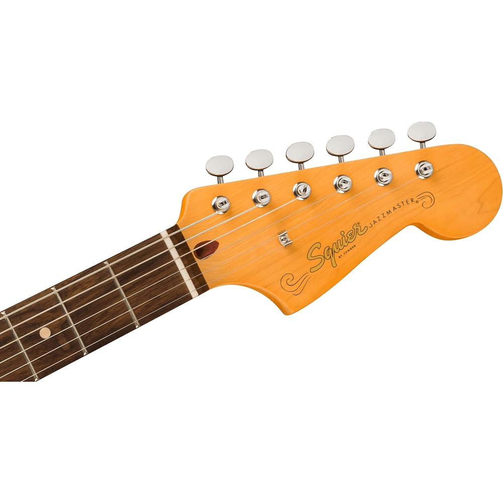 Электрогитара Squier by Fender J Mascis Jazzmaster®, Накладка из лаврового дерева, Винтажный белый с мягкой...