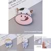 Adorable Cartoon Dog Rabbit Cow Brooches For Backpack And Handbag Decoration