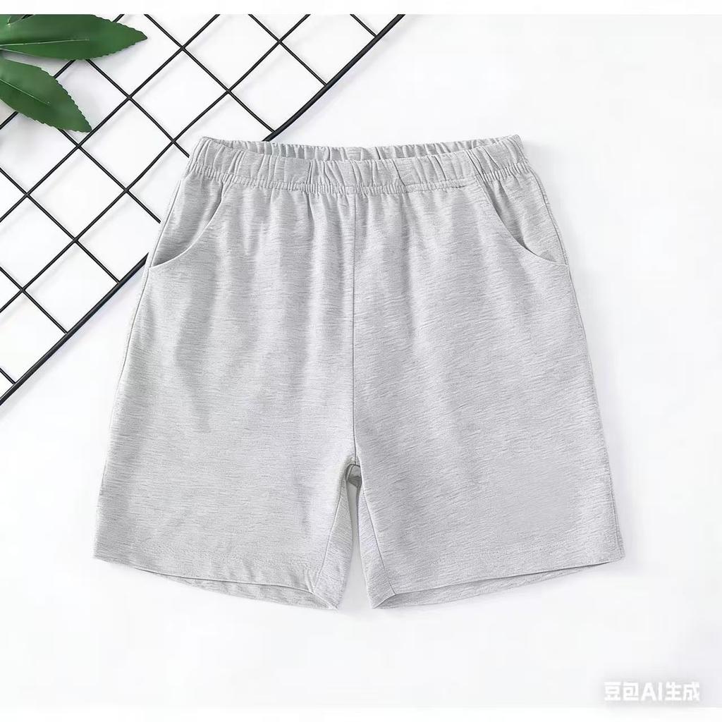Kids Cotton Bermuda Shorts Casual Sports Pants For School Uniform Outdoor Wear