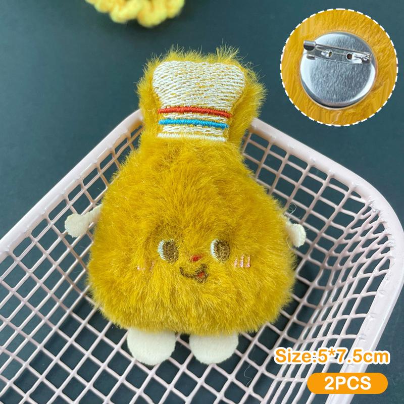 2 шт. гамбургеры жареные куриные ножки хлеб плюшевая кукла кулон брелок мультфильм смешная кукла брошь рюкзак украшения подарки