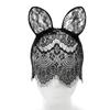 Costume Masks Women Eyewear Lace Hair Hoop Sexy Thin Veils Design Cat Ear Pure Color Girls Headband for Party