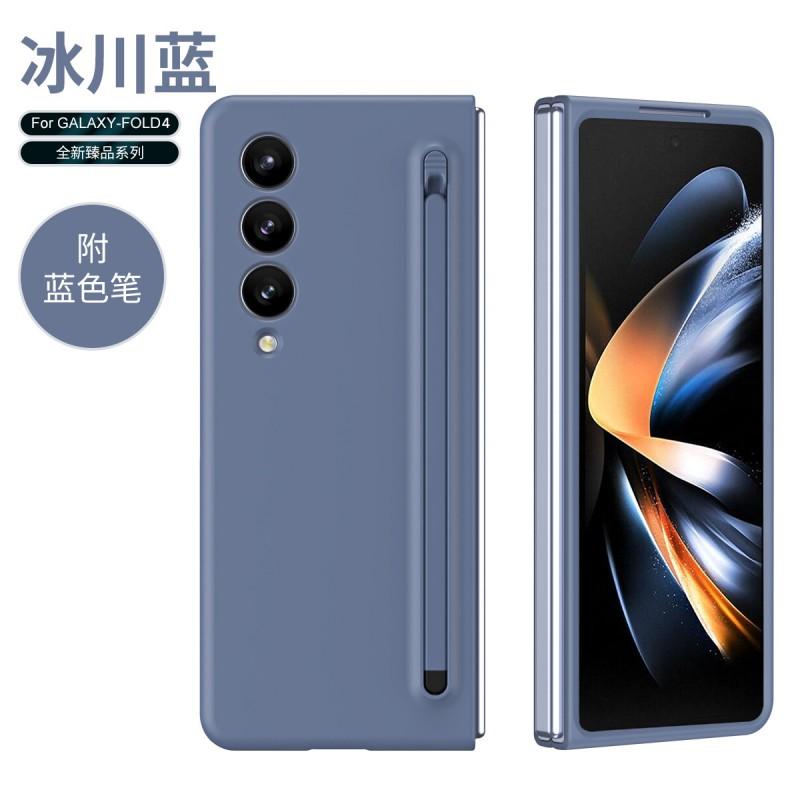 Full Coverage Shockproof Case Galaxy Z Fold5 Fold4 Fold3 With Stylus Slot PC Material Protective Cover