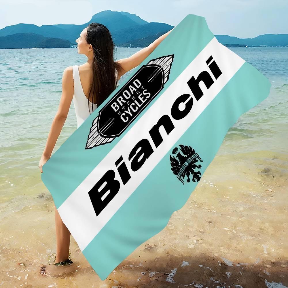 Ковер для гостиной Велосипед Bianchi Микрофибровое одеяло Быстросохнущие пляжные полотенца Большое Супервпитывающее полотенце-одеяло для бассейна