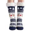 Christmas Thermal Slipper Socks Thick Warm Anti Slip Winter Cosy Bed Floor Socks
