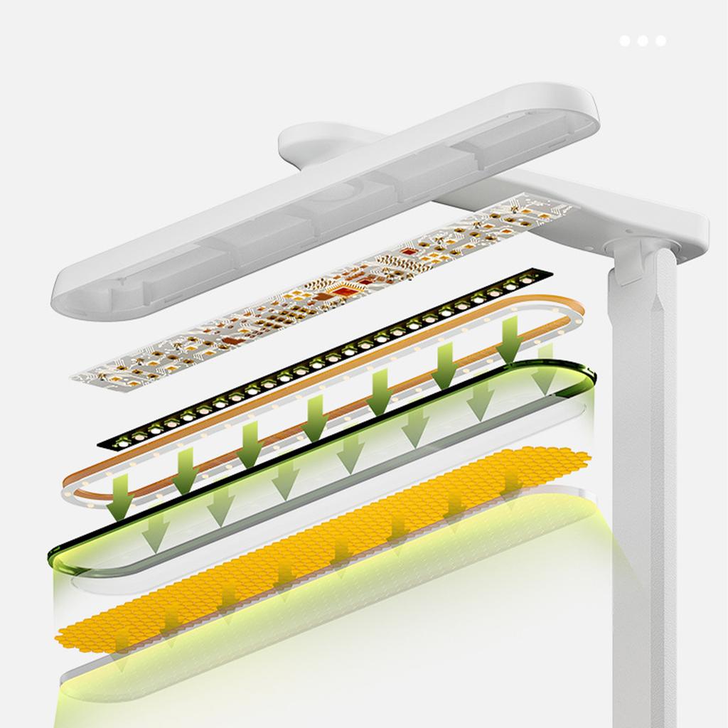 Светодиодная складная настольная лампа для учебы, защита глаз, для общежития, детская прикроватная, с зарядкой, настольная лампа для чтения, ночник