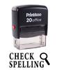 Printtoo ПРОВЕРКА ПРАВОПИСАНИЯ Самостоятельная печать резиновых штампов Офисные канцелярские товары на заказ