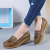 Women Flats Dance Shoes Leather Breathable Moccasins Women Boat Shoes Ballerina Ladies Casual Shoes Sneakers Women Nurse Shoe