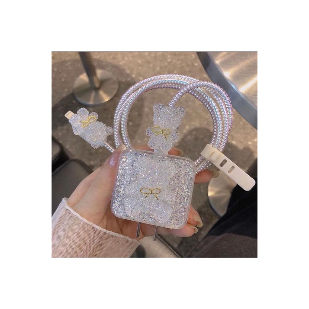 Чехол для зарядного устройства, совместимый с Iphone 18 Вт/20 Вт, защита зарядного кабеля, набор из 4 защитных чехлов для зарядки