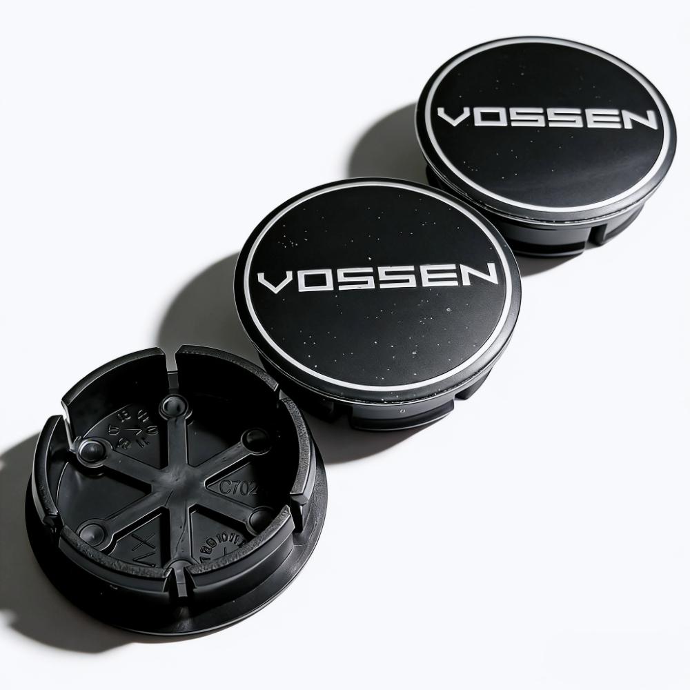 4pcs Vossen Logo Emblem Car Wheel Center Caps 48MM 42MM Wheels Hub Dustproof Cap Rim Hubcaps Dust Cover Replace Car Accessories