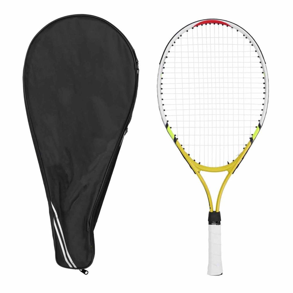 Aluminium Alloy Frame Kids Tennis Racket Lightweight Youth Tennis Racquet for Teenage Beginner