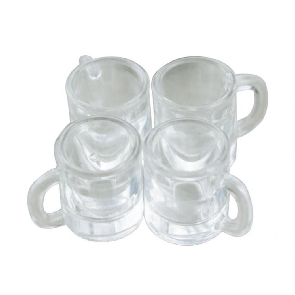 Миниатюрная пустая пивная кружка, чашка, аксессуары для кукольного домика, игрушка для ролевых игр