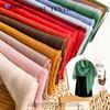 Spring New High-end Imitation Cotton and Linen Cm Large Square Scarf Monochrome Silk Scarf Shawl Women's Scarf