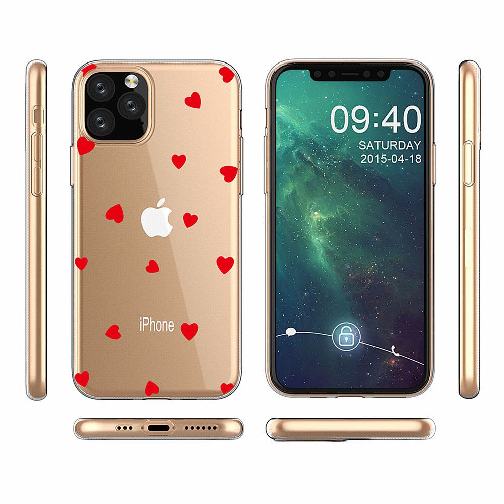 Чехол для мобильного телефона Apple 15 из прозрачного ТПУ 14PRO MAX с кружевным тиснением Soft Shell