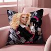 Чехол для подушки R-RuPaul - Универсальный чехол для подушки для дома и автомобиля - Двусторонний, Мягкий и Прочный для Ежедневного Использования