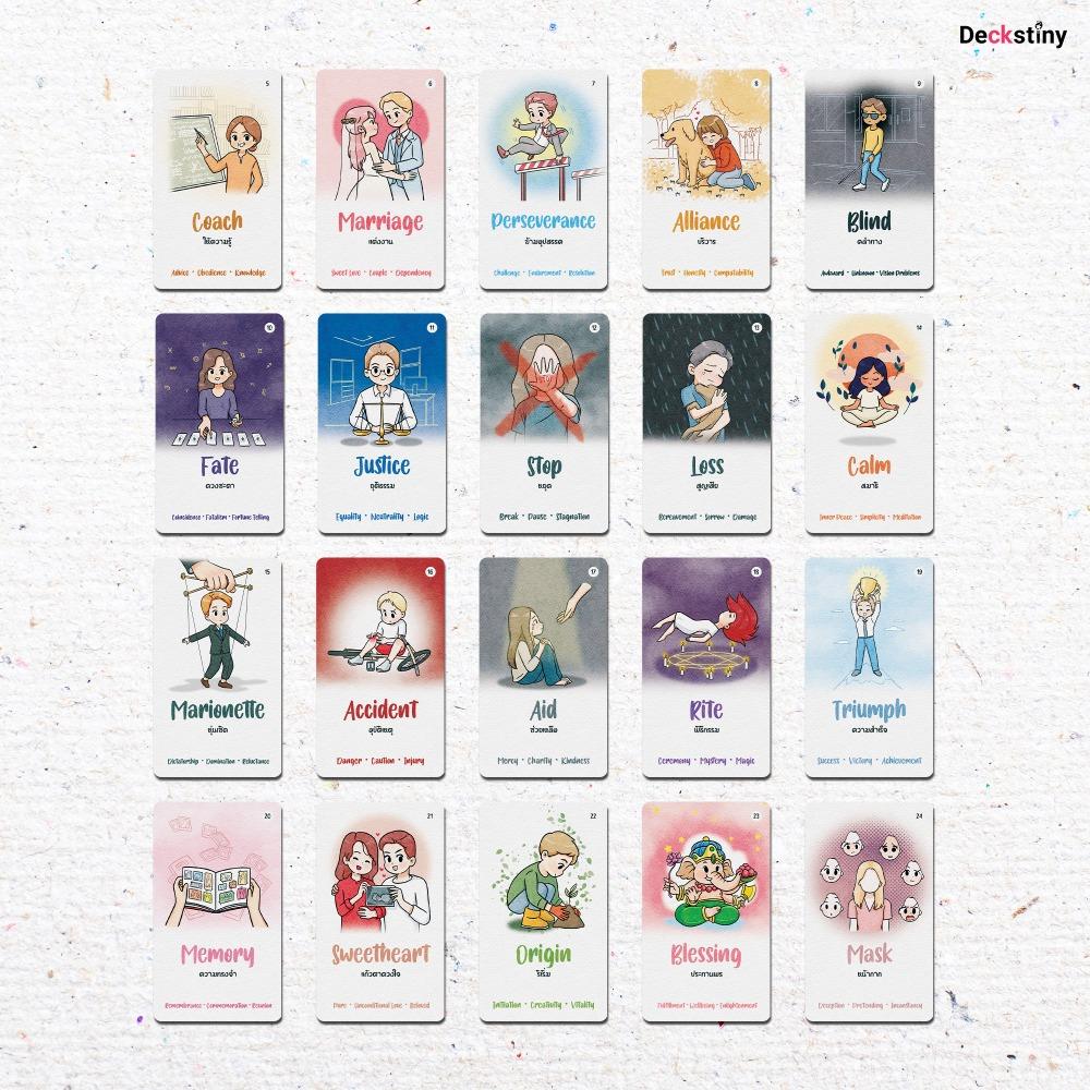 85 шт. Карты Oracle Pantha Oracle, акварельная версия, 6 х 9,6 см (2,36 х 3,78 дюйма) Блестящий 3D синий позолоченный край