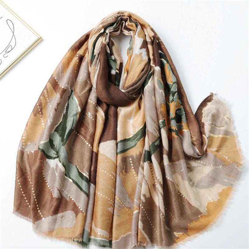 Женский зимний толстый вискозный хлопковый шарф геометрический контрастный с бахромой шали и накидки пашмина палантин буфанда мусульманский хиджаб шаль