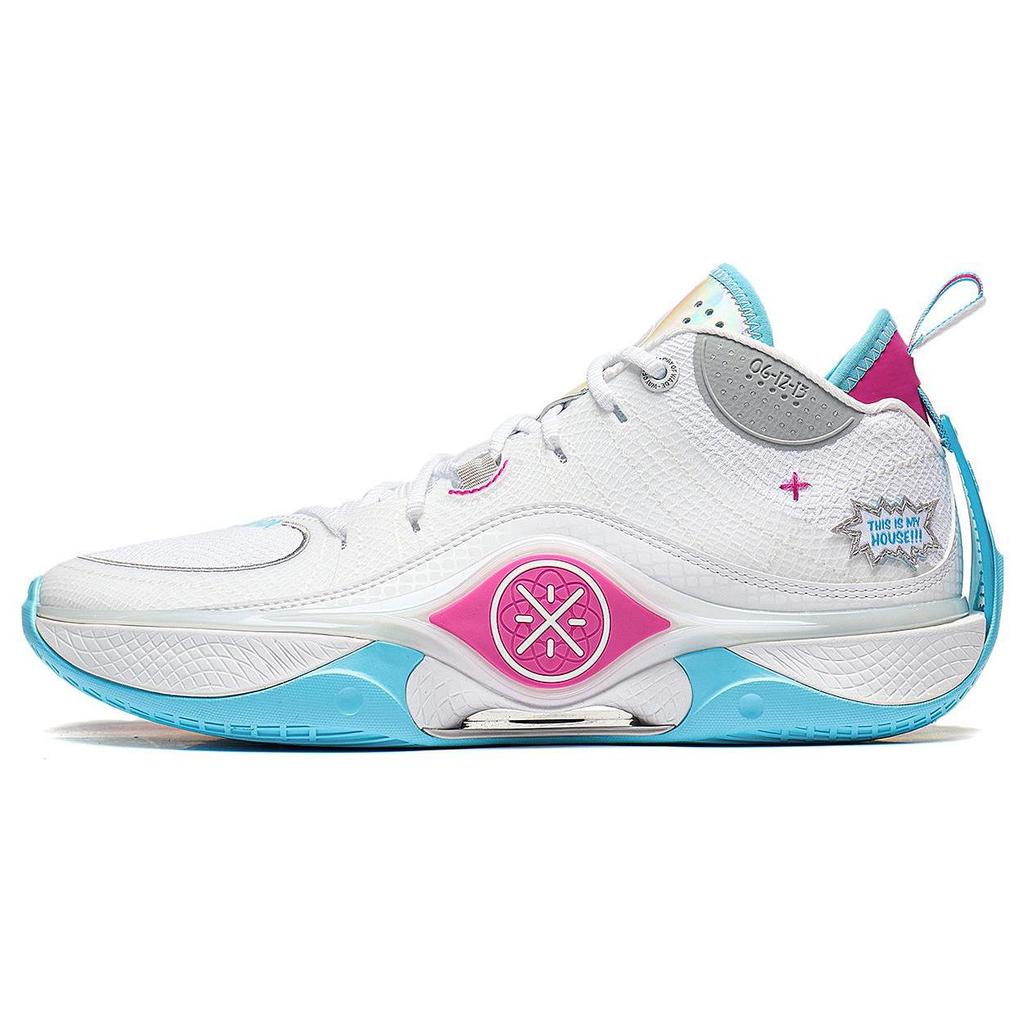 Li Ning Wade Shadow 5 Удобные Синтетическая Кожа Амортизация Ударопрочные Отскок Низкие Баскетбольные Кроссовки Мужские ABPT053-2