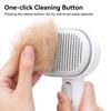 Aumuca Pet Brush Push Cat Dog Cat Dog Hair Removal Massage Slicker Brushing Pill Removal For Dogs and For Short Long Brush Fully BabyPets JP Warranty