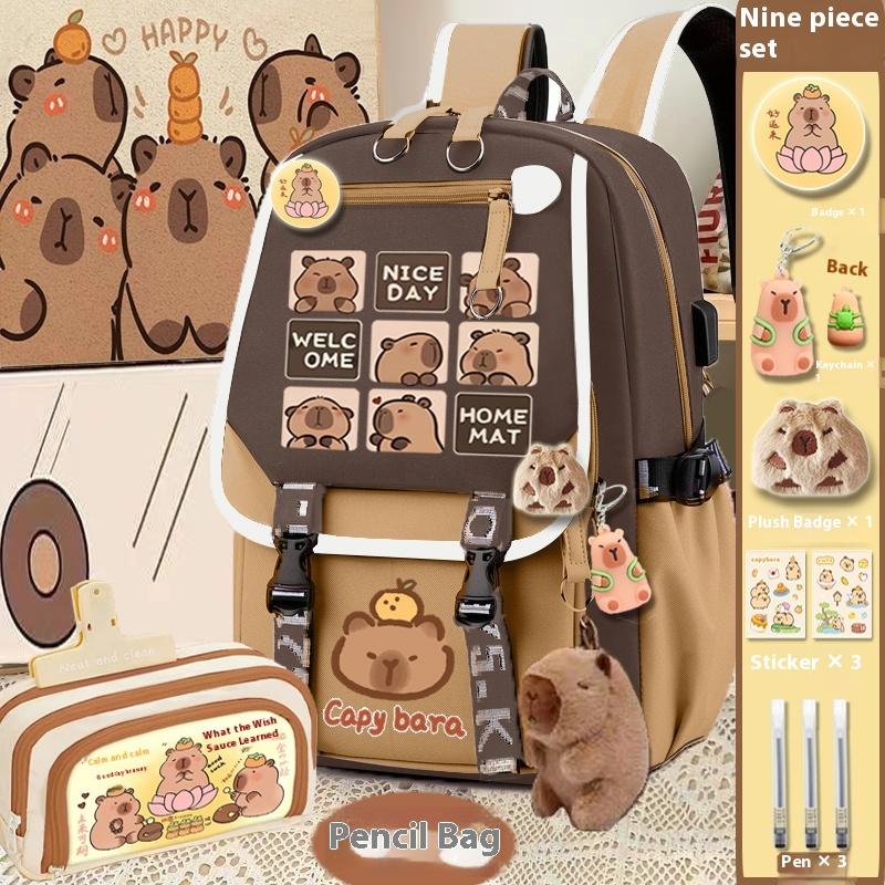 Сумка-пенал Kapi Bara с симпатичным мультяшным рисунком, устойчивая к грязи, универсальная сумка-пенал