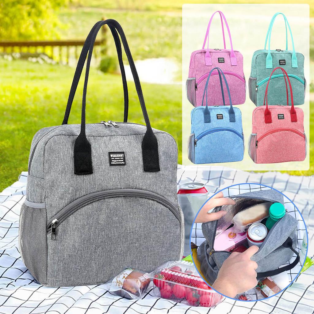 Insulated Lunch Bags, Resuable Leakproof Lunch Box, Durable Cooler Tote Bag, Lunch Container Meal Prep Lunch Tote Bag Thermal Lunchbox