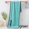 Ultra Fine Fiber Sports Towel Quick Drying Gym Yoga Sweat Absorbing Towel Embroidered Beach Towel Mens and Womens 30x110cm