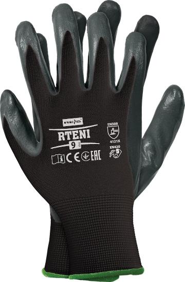 Nitrile coated work gloves RTENI BS 7