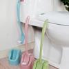 Durable Long-Handled Toilet Brush Set with Soft Bristles and Stand