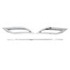 Rear Bumper Diffuser Lip Spoiler Electroplating Exhaust Strip Cover Trim Fit For MK6 TSi TGi TDI
