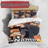 3pcs Duvet Cover Set (1*Duvet Cover + 2*Pillowcase, Without Core), Custom Name Haikyu Pattern Bedding Set, Home Bedroom Decor Gift