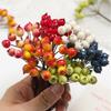 1/3 шт. Букет из рождественских ягод из пенопласта с голубикой, искусственный цветок, DIY украшение для венка для дома, свадебное украшение, подарок в коробке для конфет