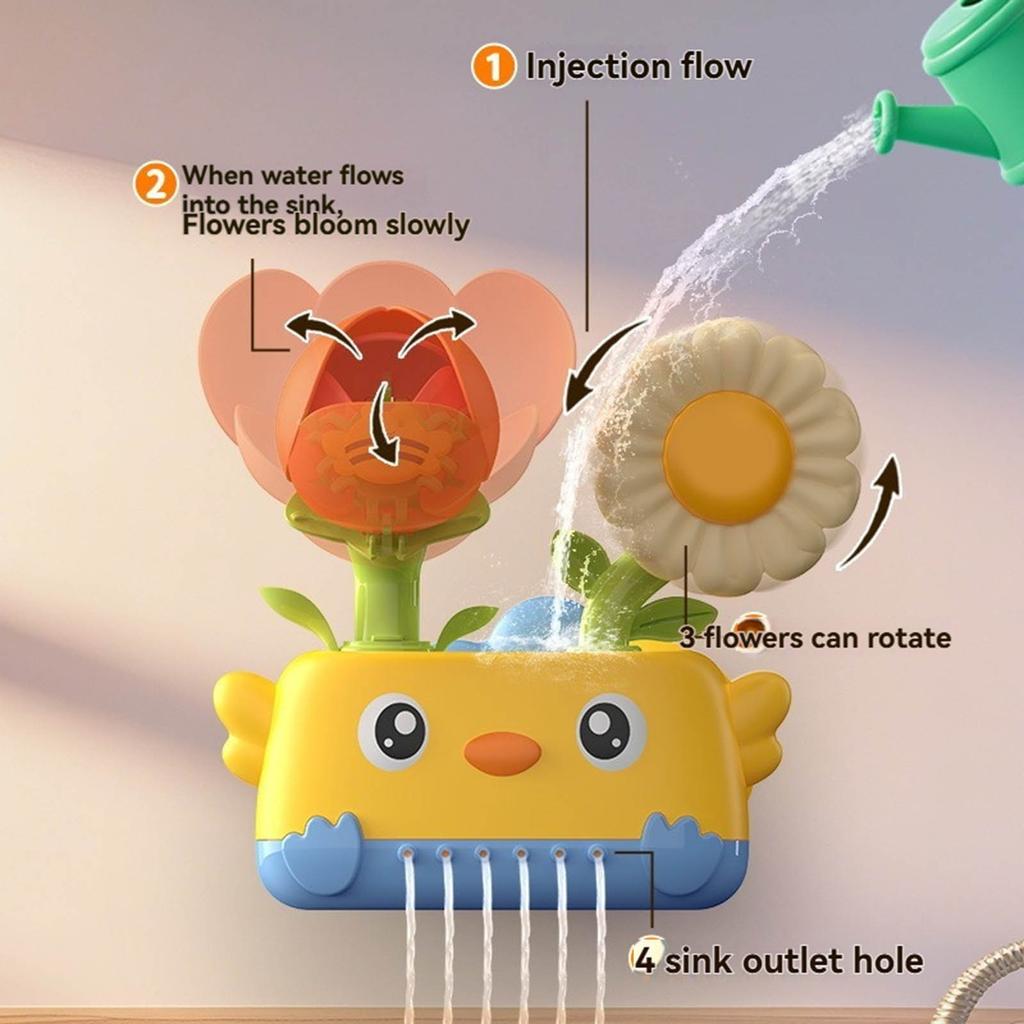 Детские игрушки для купания, полив цветов, вращающиеся забавные игрушки для купания в воде, распылитель воды для ванной, душ