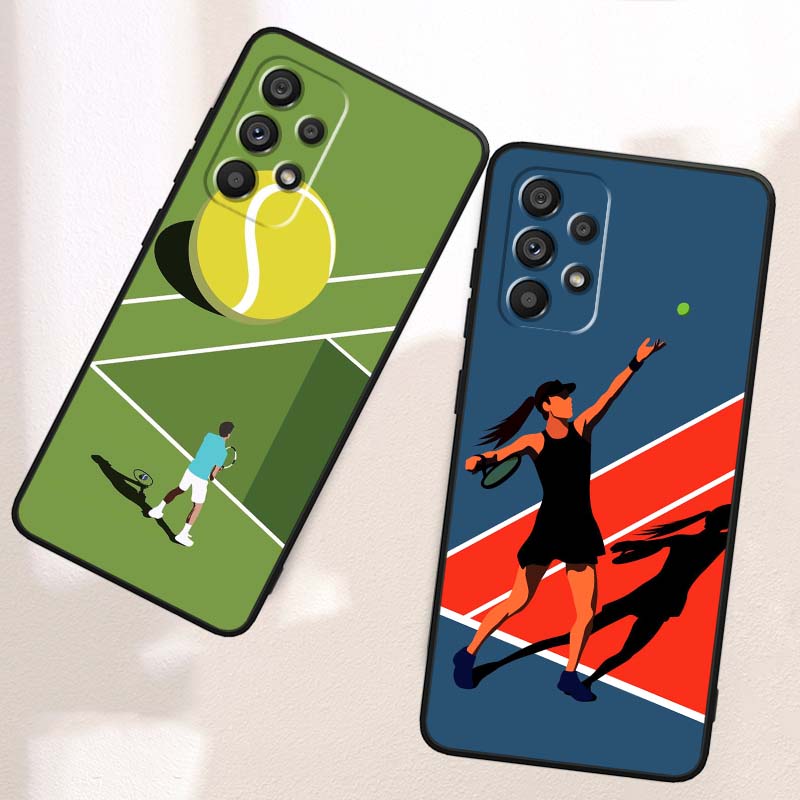 Спортивный стиль Чехол для Samsung A41 A35 A34 A33 A32 A25 A24 A23 A21s A06 A05 A04 A03 Note 10 20 Ultra 5G Черный