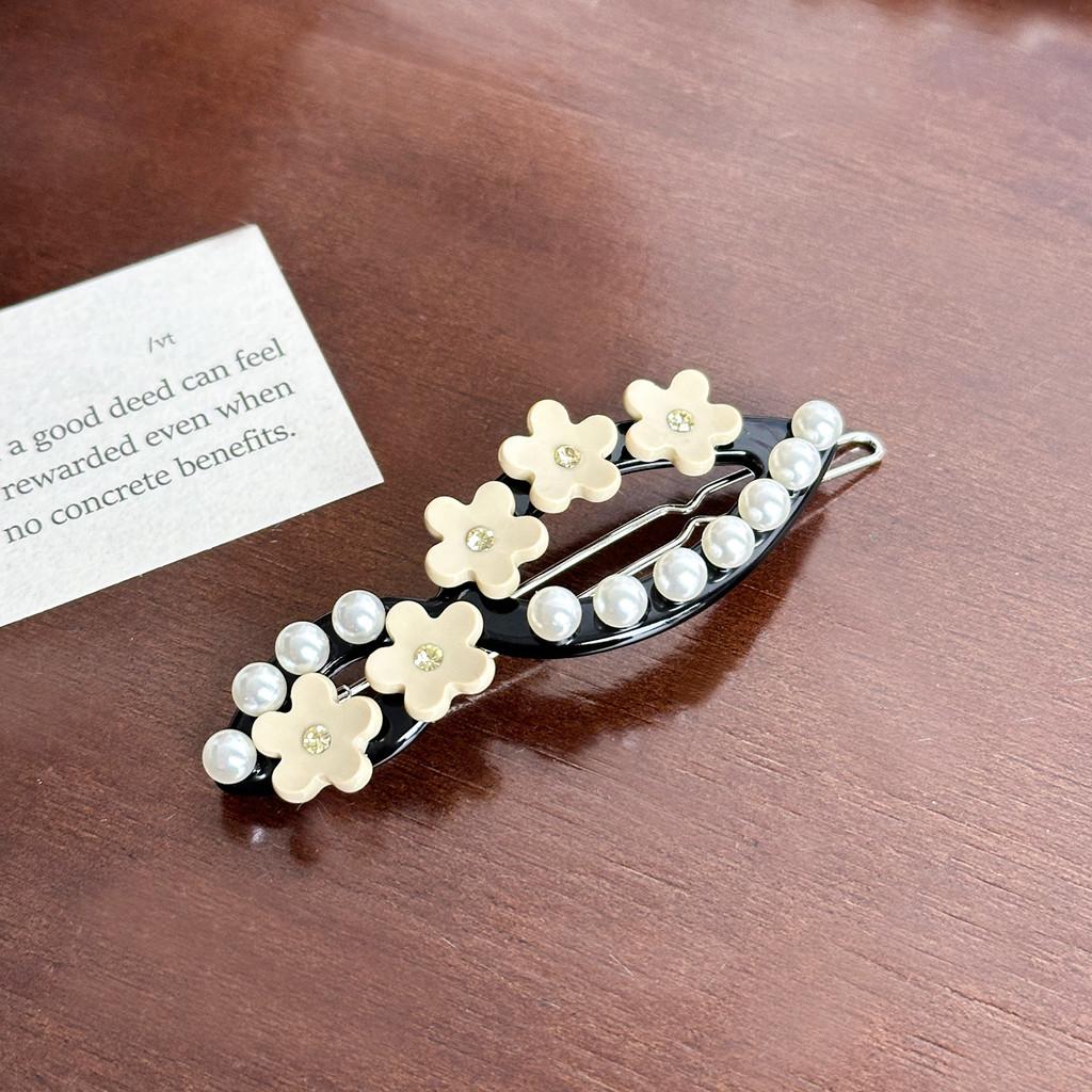 Стильная ацетатная заколка-краб для волос в виде цветка в красивых цветах для модных и трендовых образов