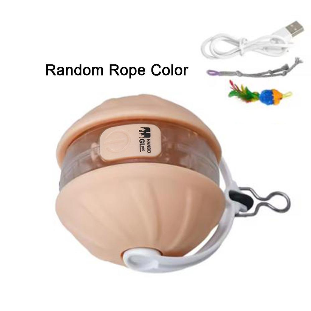 USB Rechargeable Infrared Automatic Rolling Ball Detachable Cord Automatic Teasing Cat Toys  Indoor