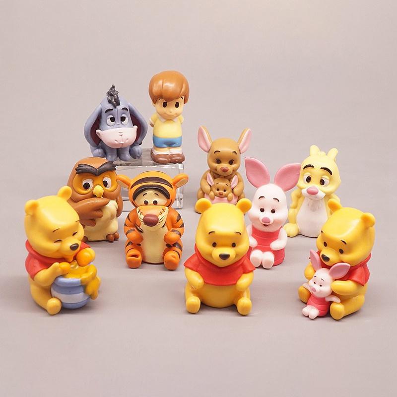 Милые ПВХ мини-фигурки Винни Пуха и его друзей