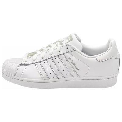 Superstar White Women Sneakers Shoes-White Grey AQ1214
