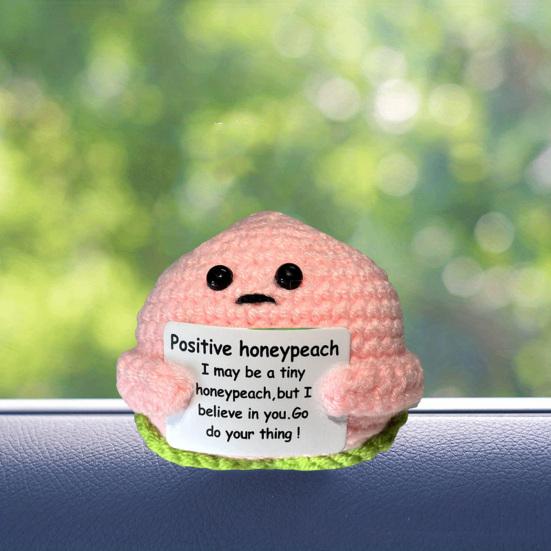 Вязаная игрушка из фруктовой шерсти. Украшение. Очаровательный внешний вид. Яркий цвет. Поощрение. Эмоциональная поддержка. Забавная мини-кукла, связанная крючком. Секс-одежда для взрослых.