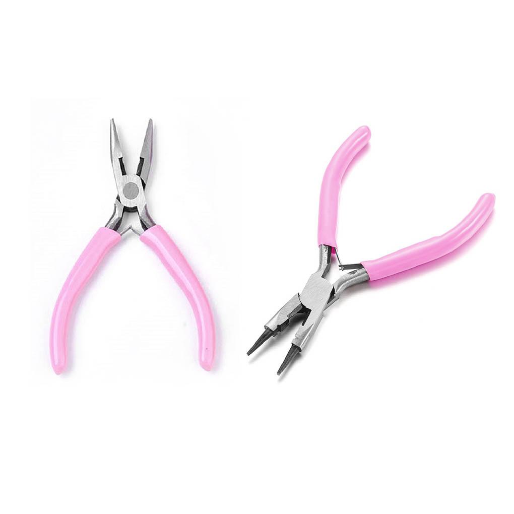 Hand Plier DIY Beading Jewelry Making Handmade Equipment Steel Beadwork Wire Wrapping Breaking Twisting Crafting Home