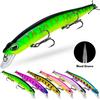 15CM/18G 19CM/32.5G Floating Minnow Fishing Lure with Tongue Hooks Long Casting Topwater Artificial Bait Freshwater Saltwater Trout Bass