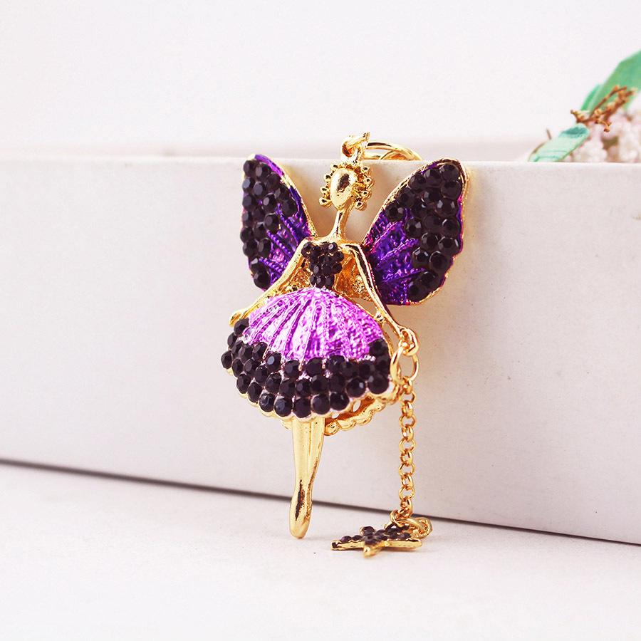 Брелок-бабочка «Звездный ангел» — симпатичная подвеска-украшение для женских сумок