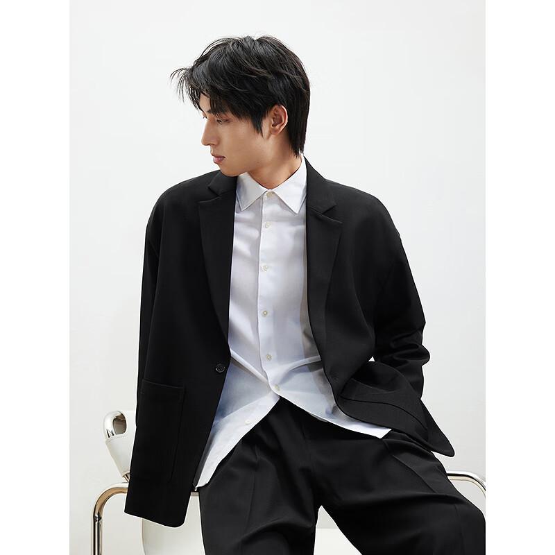 GXG Men's Casual Black Blazer