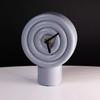 Decorative Standing Clock Modern White - 16cm