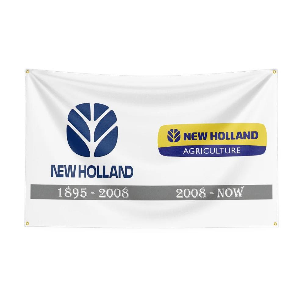 35 футов Тракторы New Holland NHAGs Флаг Полиэстер Цифровая Печать Инструмент Гобелен Баннер Занавес Для Декора Сельское хозяйство