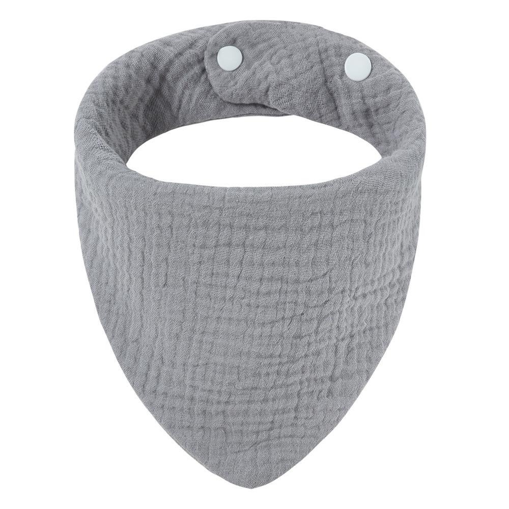 Муслиновый детский нагрудник из хлопка для младенцев, однотонный шарф, полотенце для кормления и слюны, бандана, отрыжка, аксессуары для мальчиков и девочек, новорожденный