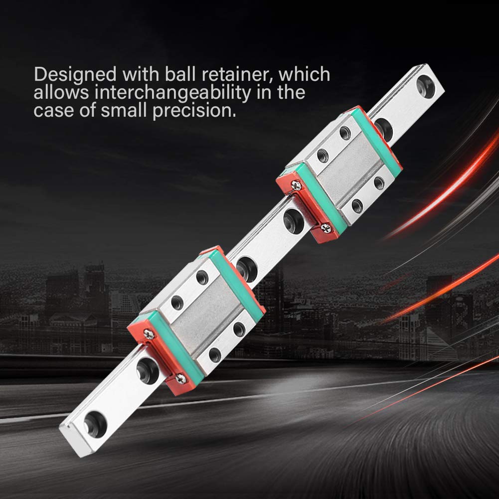 Направляющая линейного перемещения, подшипниковая сталь 150 мм, направляющая линейного скольжения с 2 шт. рельсовых блоков MGN9B, MGN9B для промышленного автоматического оборудования