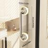 Anti-slip Suction Cup Door Handle Removable Wardrobe Door Handle Glass Door Handrail  Bathtubs