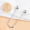 Pearl U-shaped Double Head Brooch Zinc Zinc Alloy  Clothing Accessories   Women