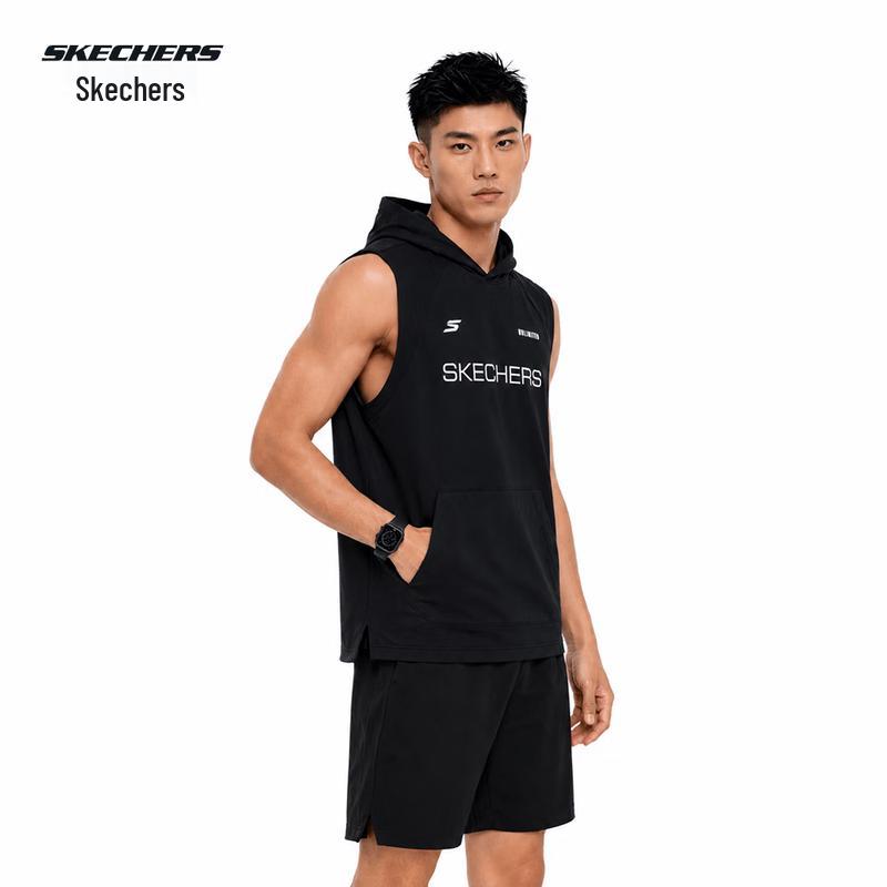 Skechers Men's Hooded Training Pullover Vest